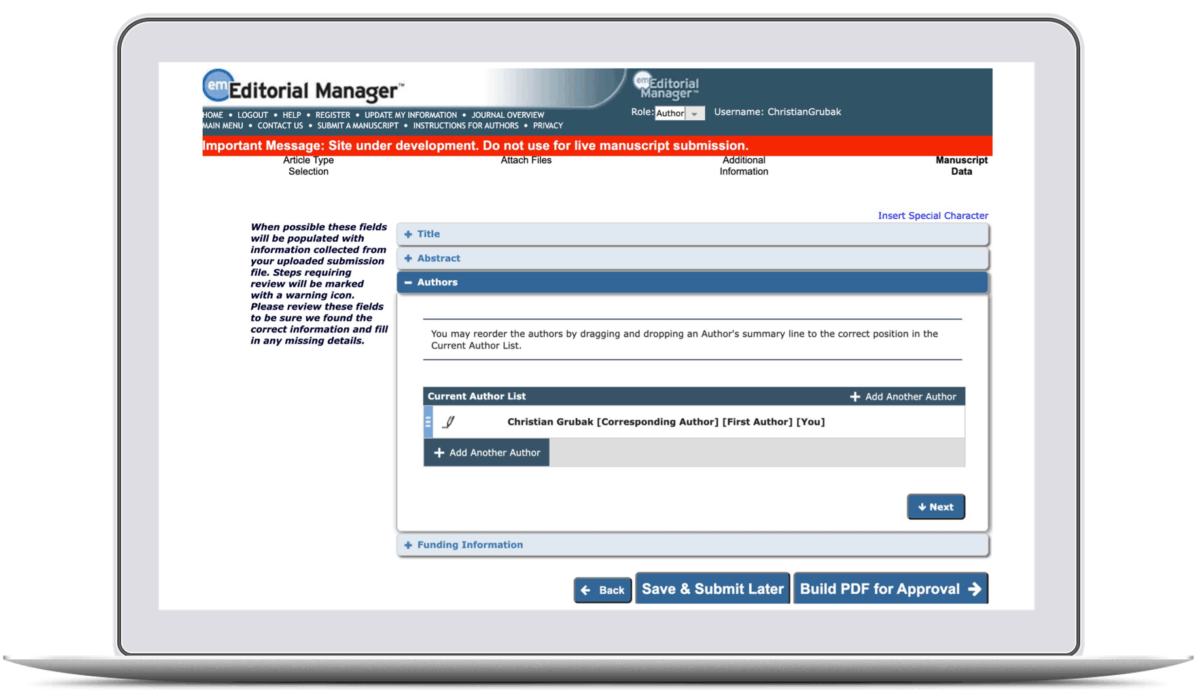 ChronosHub APC Processing Through Editorial Manager - ChronosHub